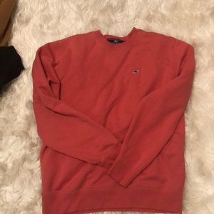 Oversized vineyard vines sweatshirt coral